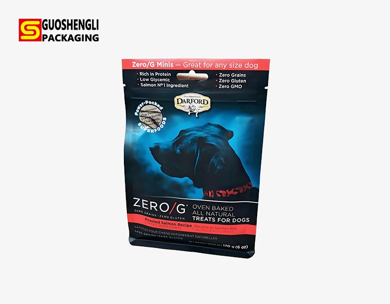 flat bottom pouches bags for pet food